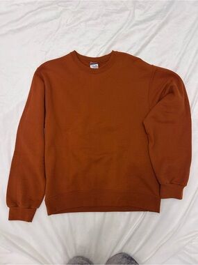 Classic Vintage Crewneck Sweatshirt - Rust Brown